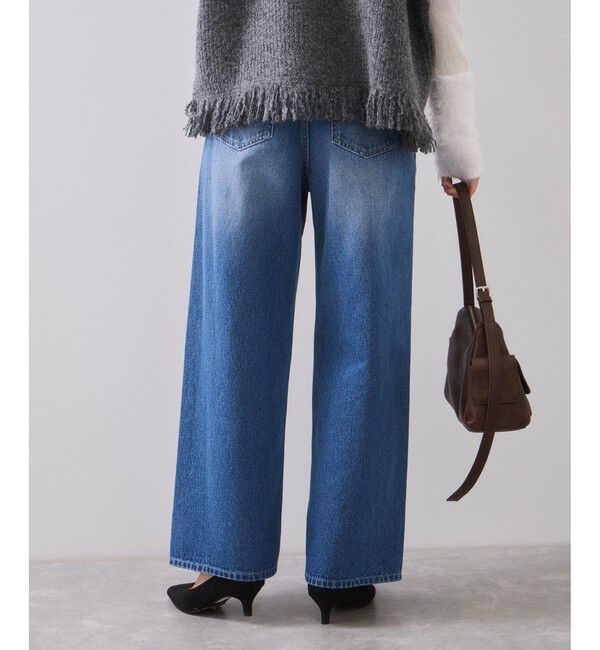 VIS「ビジューデニムパンツ」|デニム|