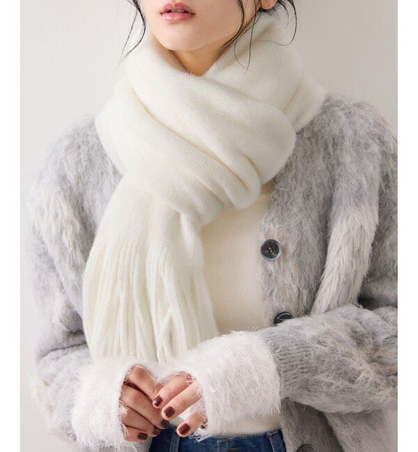 VIS「ミンクタッチもちもちストール」|ストール|