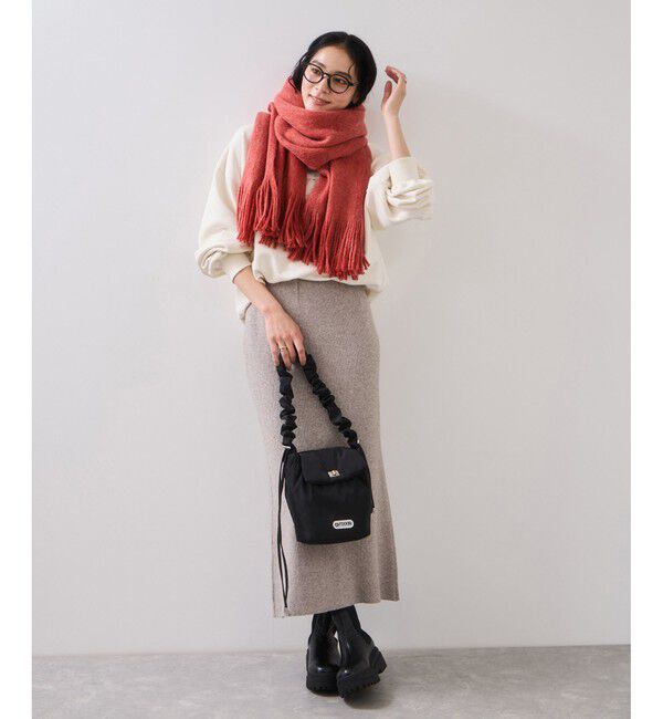 VIS「ミンクタッチもちもちストール」|ストール|