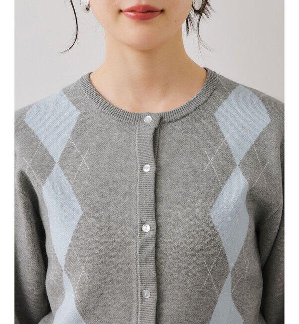 VIS「アーガイルカーディガン」|カーディガン|