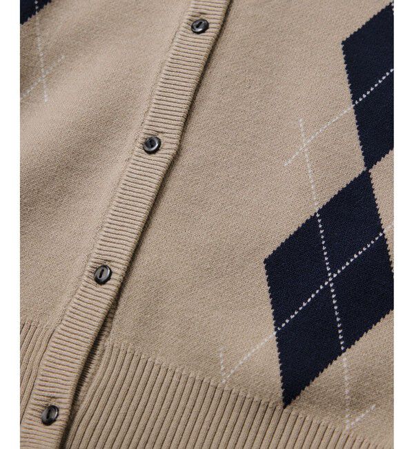 VIS「アーガイルカーディガン」|カーディガン|