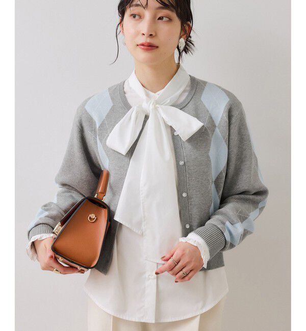 VIS「アーガイルカーディガン」|カーディガン|