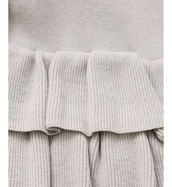 VIS「ティアードペプラムニットカーディガン」|カーディガン|