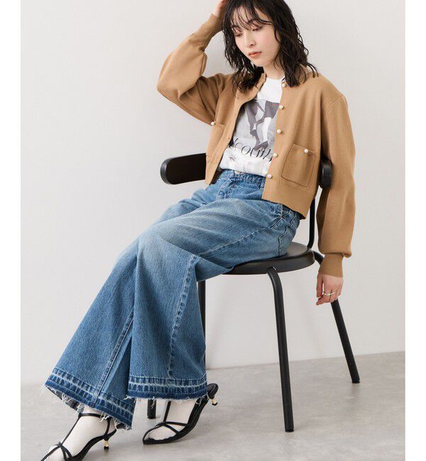 VIS「バギーワイドデニムパンツ」|デニム|