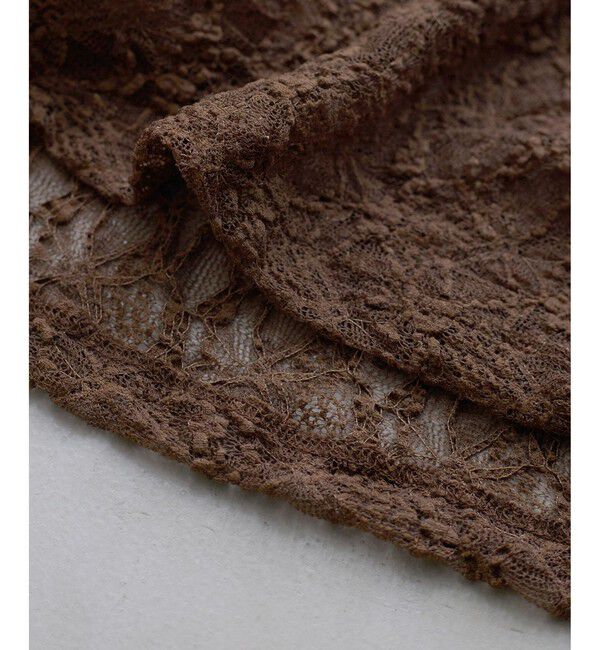 VIS「シャーリングスリーブレースプルオーバー」|Tシャツ・カットソー|