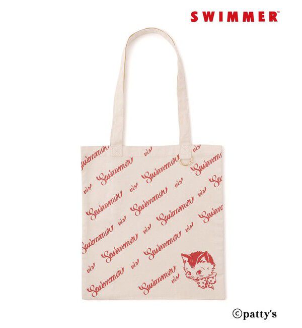 VIS「【SWIMMER&times;VIS】モチーフプリントトートバッグ/A4対応」|トートバッグ|