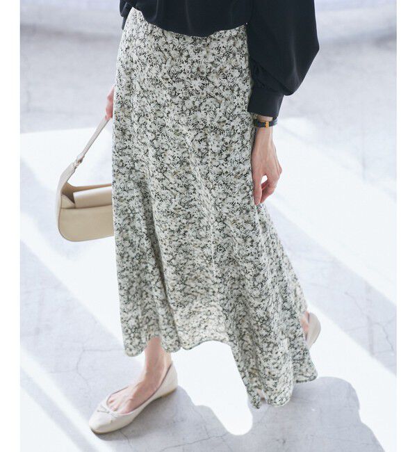 Rope&rsquo;Picnic「【emur/エミュール】マーガレット柄ナロースカート」|スカート|