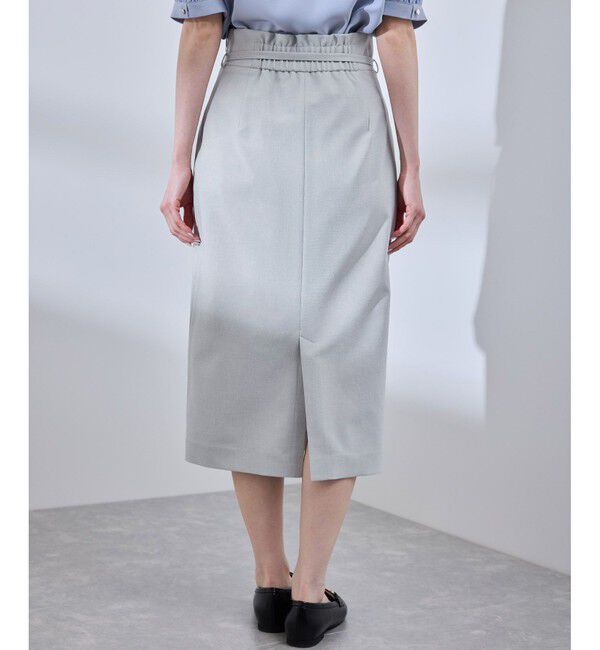 Rope&rsquo;Picnic「【UV対応】【リネンライク・シリーズ】アイラインスカート/通勤・セットアップ対応」|スカート|