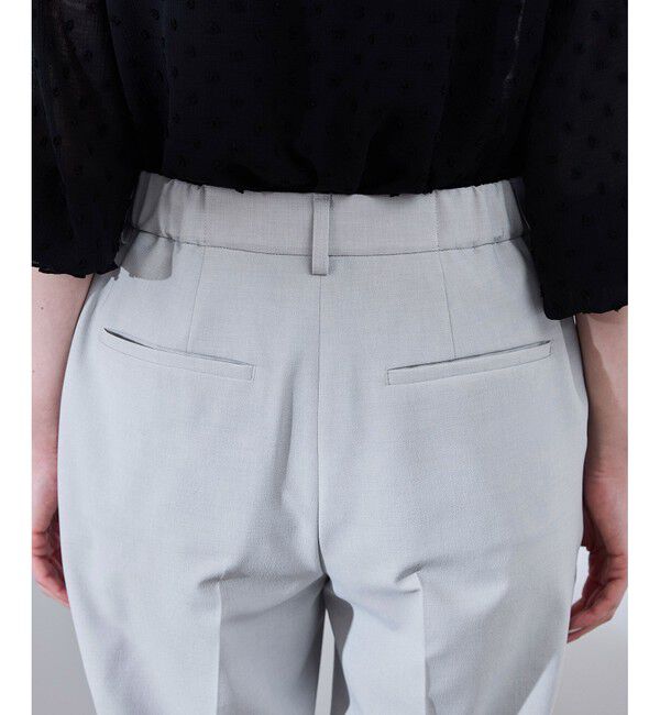 Rope&rsquo;Picnic「【UV対応】【リネンライク・シリーズ】テーパードパンツ/通勤・セットアップ対応」|チノ|