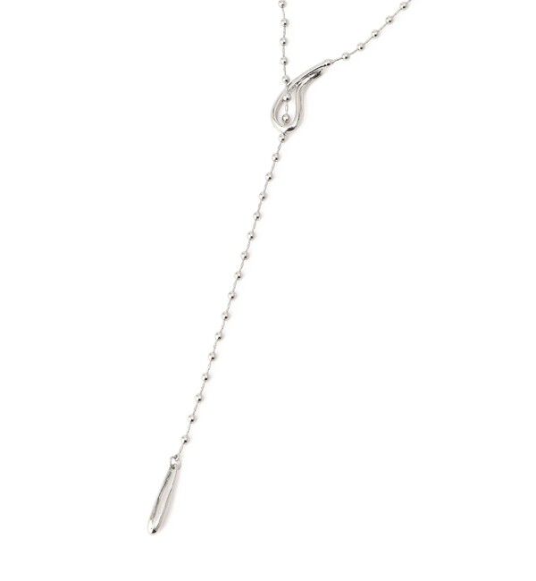 ROPE PICNIC PASSAGE「デザインボールチェーンＹ字ショートネックレス」|ネックレス|