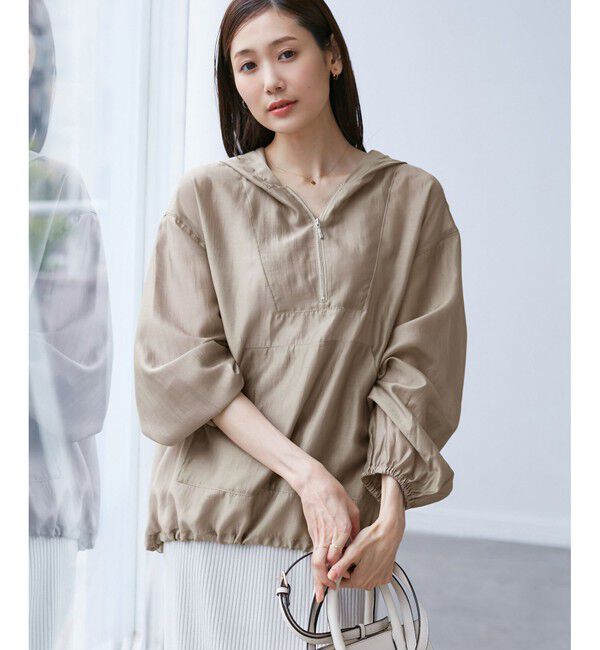 Rope&rsquo;Picnic「【emur/エミュール】エアリーローンアノラックパーカー」|ブルゾン・スタジャン|