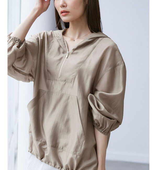 Rope&rsquo;Picnic「【emur/エミュール】エアリーローンアノラックパーカー」|ブルゾン・スタジャン|