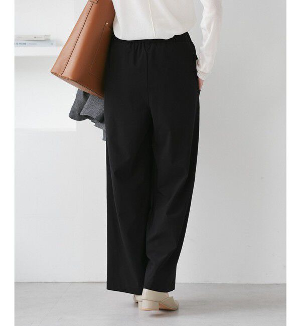 Rope&rsquo;Picnic「レーヨンナイロンイージーワイドパンツ」|チノ|