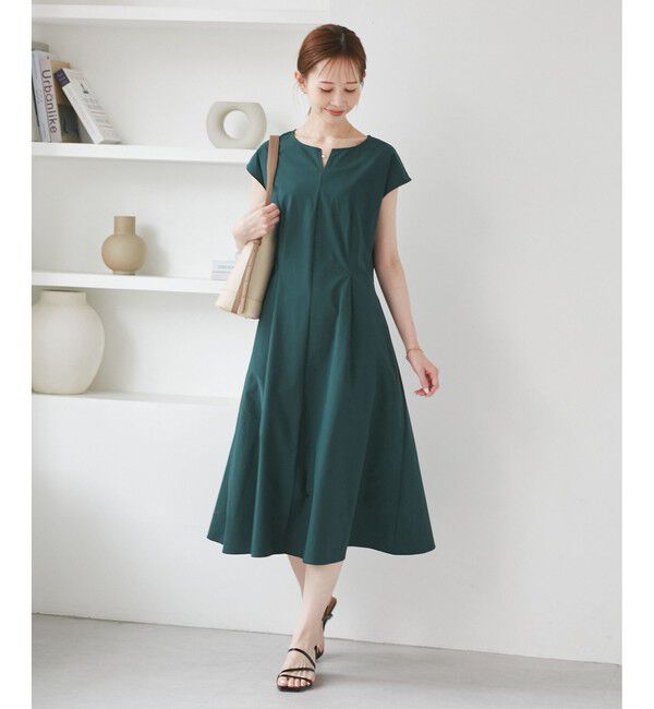 Rope&rsquo;Picnic「【吸水速乾】ウエストタックカットワンピース」|ワンピース|