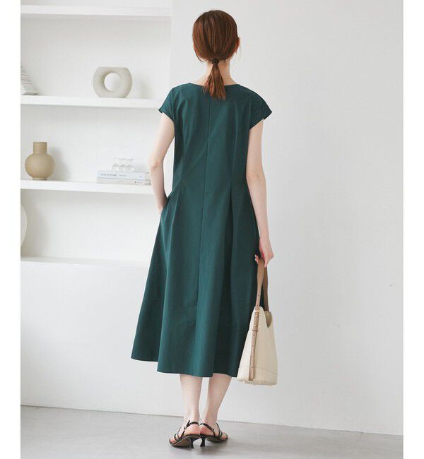Rope&rsquo;Picnic「【吸水速乾】ウエストタックカットワンピース」|ワンピース|