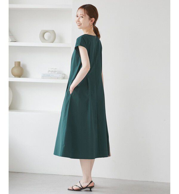 Rope&rsquo;Picnic「【吸水速乾】ウエストタックカットワンピース」|ワンピース|