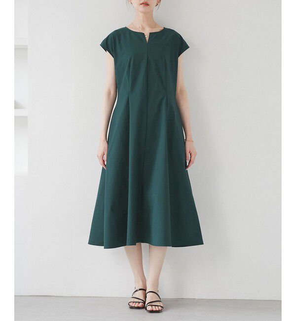 Rope&rsquo;Picnic「【吸水速乾】ウエストタックカットワンピース」|ワンピース|