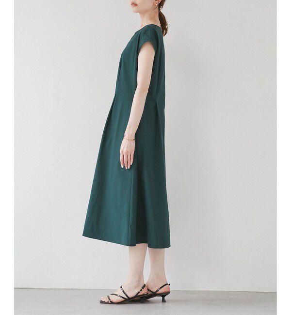 Rope&rsquo;Picnic「【吸水速乾】ウエストタックカットワンピース」|ワンピース|