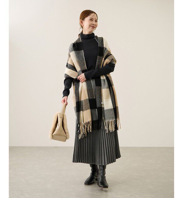 Rope&rsquo;Picnic「アンチピリングリブタートルニットプルオーバー/イージーケア」|ニット・セーター|