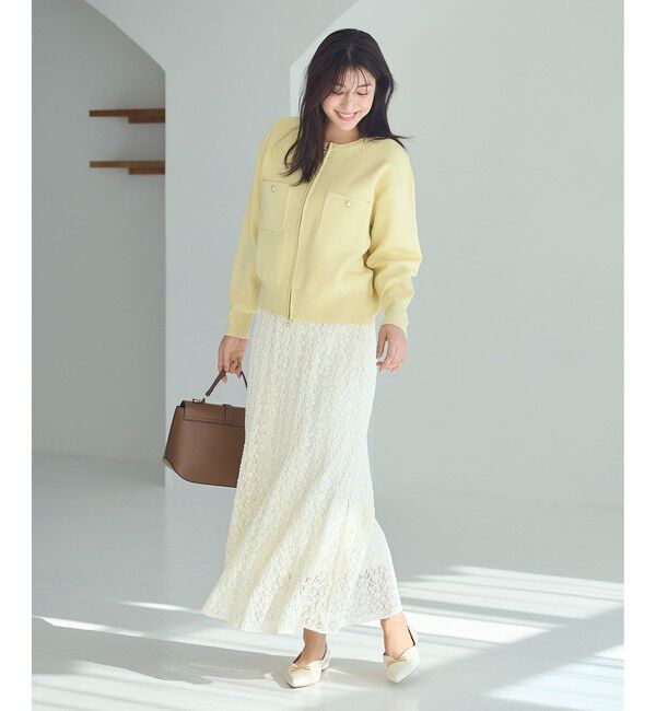 Rope&rsquo;Picnic「ミラノリブダブルジップニットカーディガン」|カーディガン|