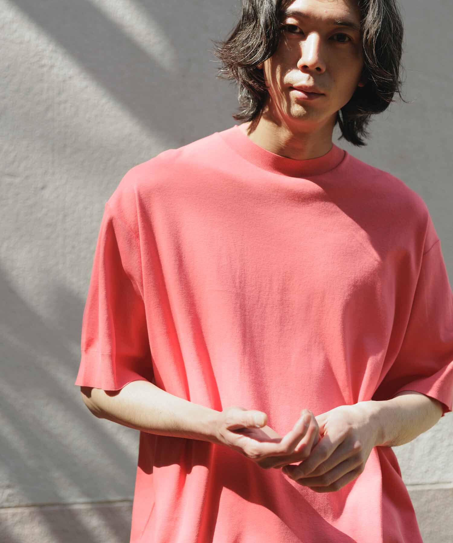 ADAM ET ROPE'「【2点セット】セーターマシーン カーディガン＆半袖T/アンサンブル」|カーディガン|