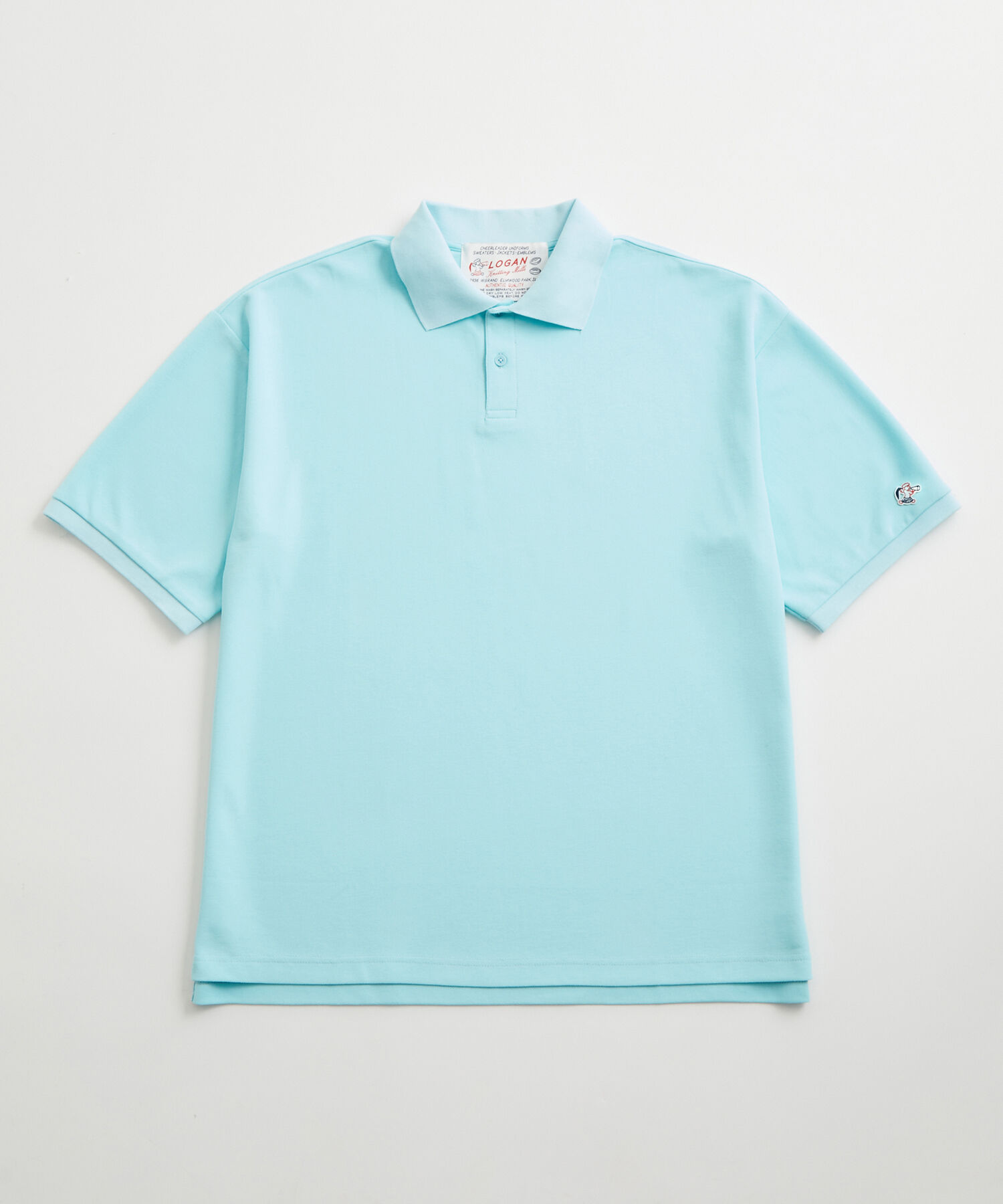 ADAM ET ROPE'「【WEB限定】LOGAN/ローガン 別注 ワンポイント刺繍 ビッグシルエット カノコ ポロシャツ」|シャツ・ブラウス|