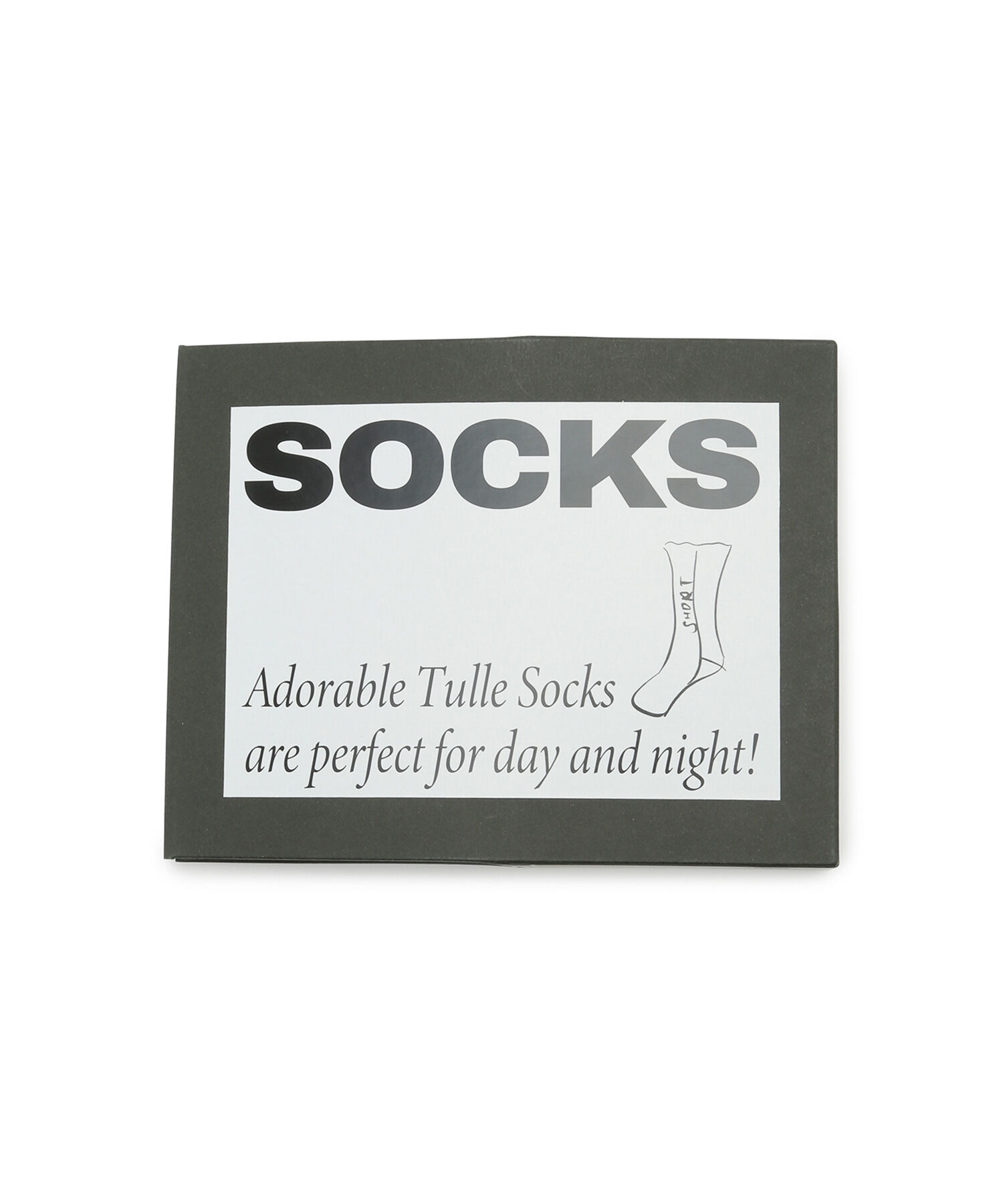 ADAM ET ROPE'「チュールシアーメローショートソックス」|ソックス|