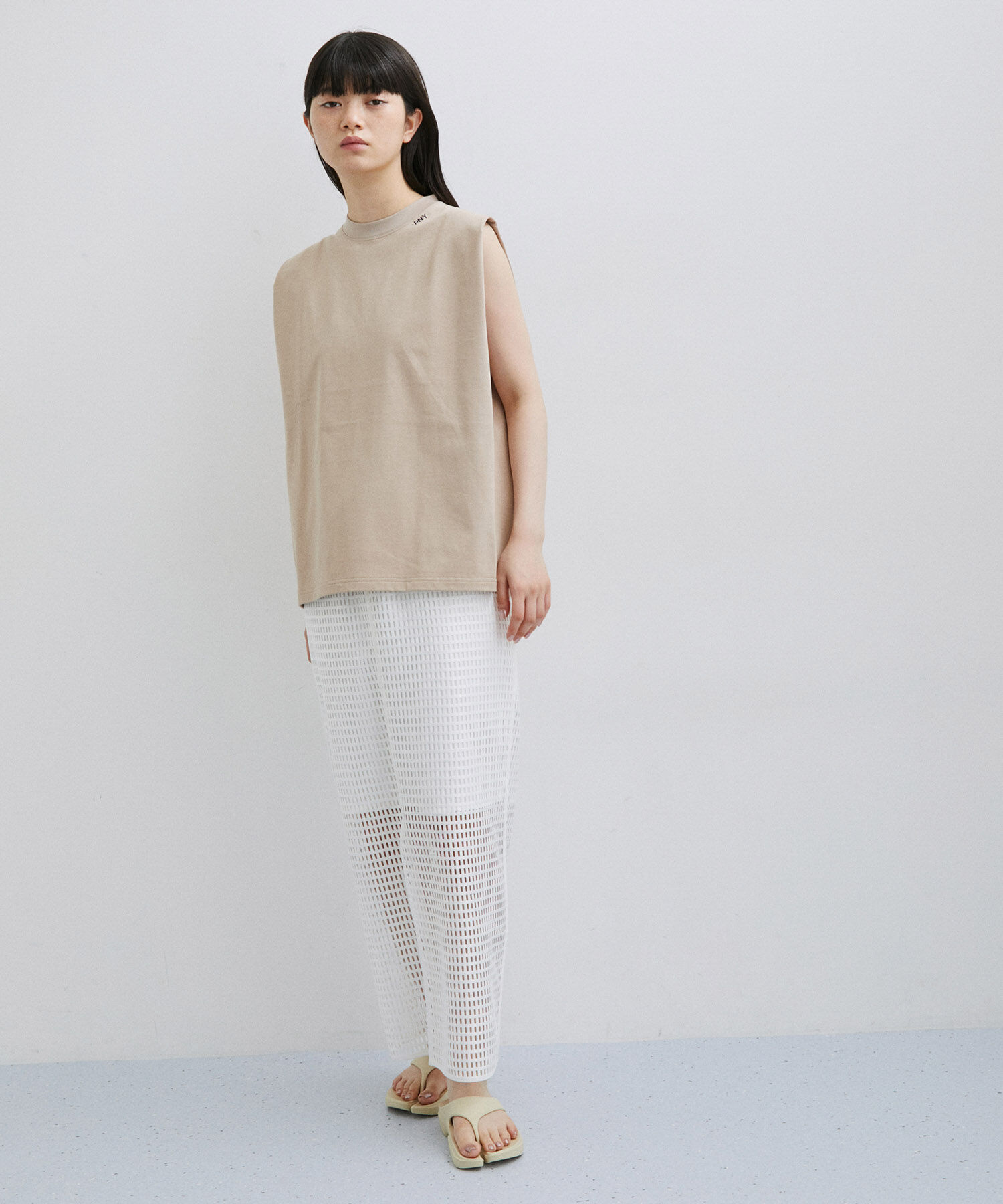 ADAM ET ROPE'「【セットアップ対応】メッシュレーススカート」|スカート|