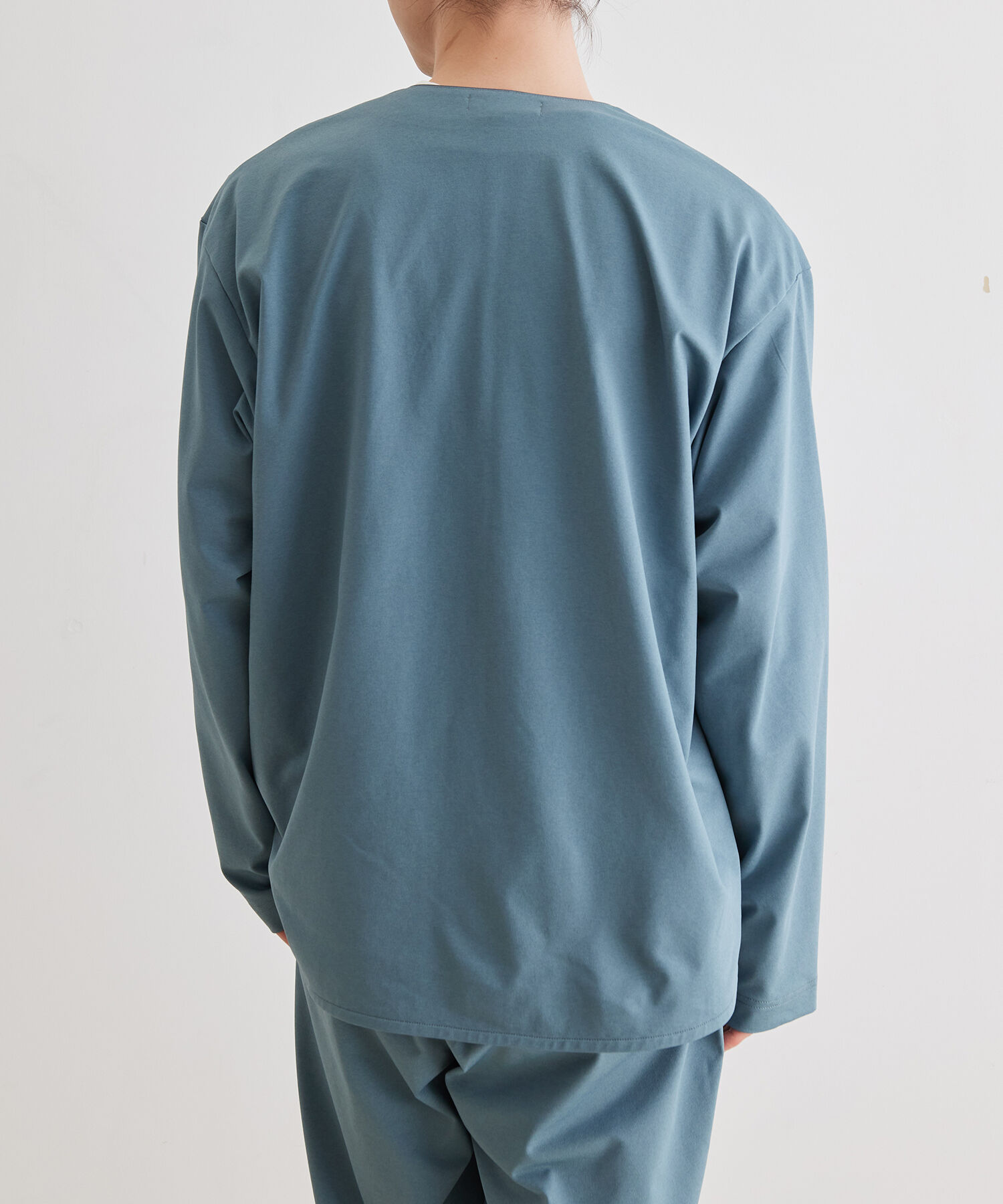 ADAM ET ROPE'「ボックスシルエット ジャージー カーディガン / 速乾 / 冷感 / イージーケア / ユニセックス」|カーディガン|