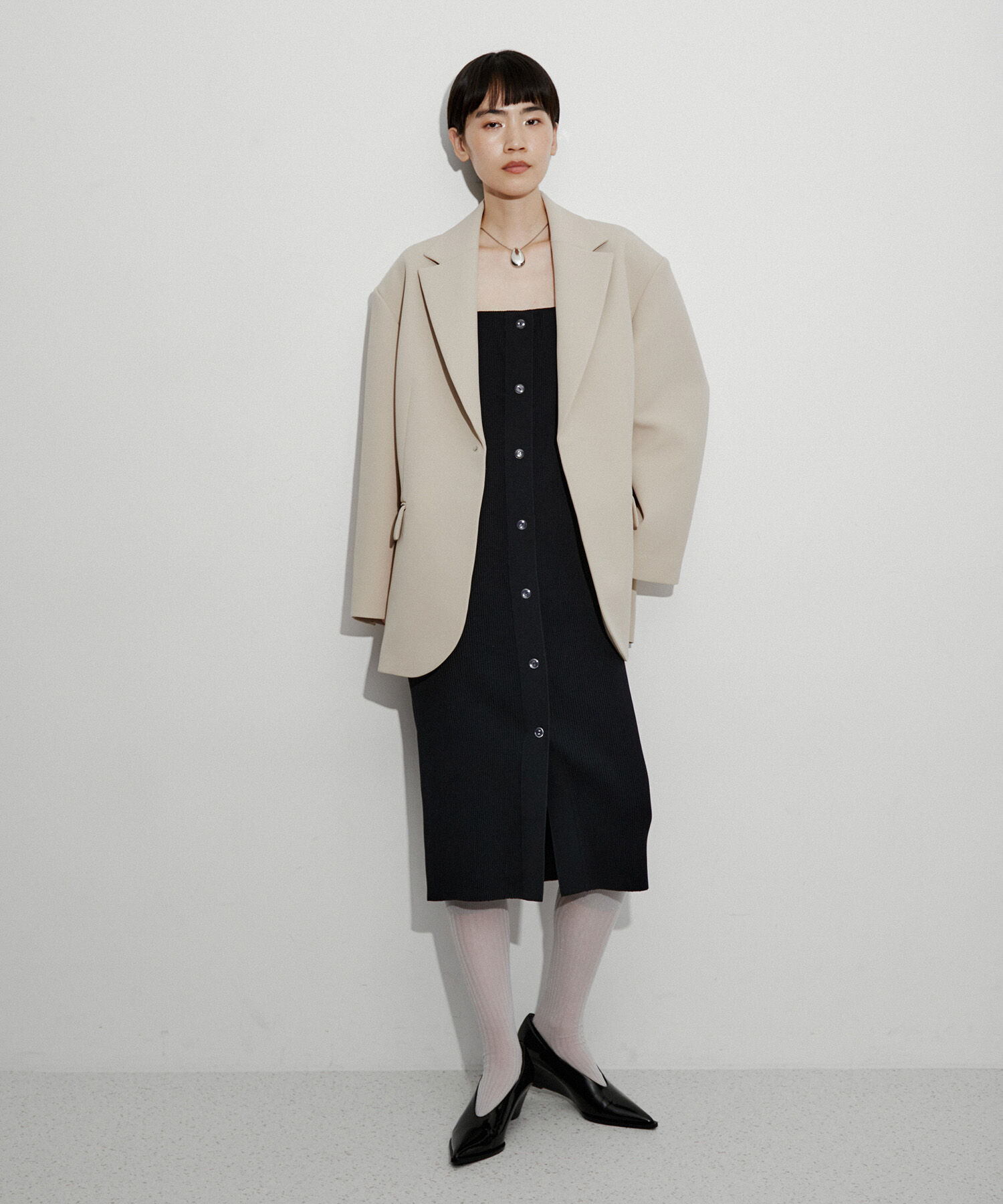 ADAM ET ROPE'「2WAYリブニットスカート」|スカート|