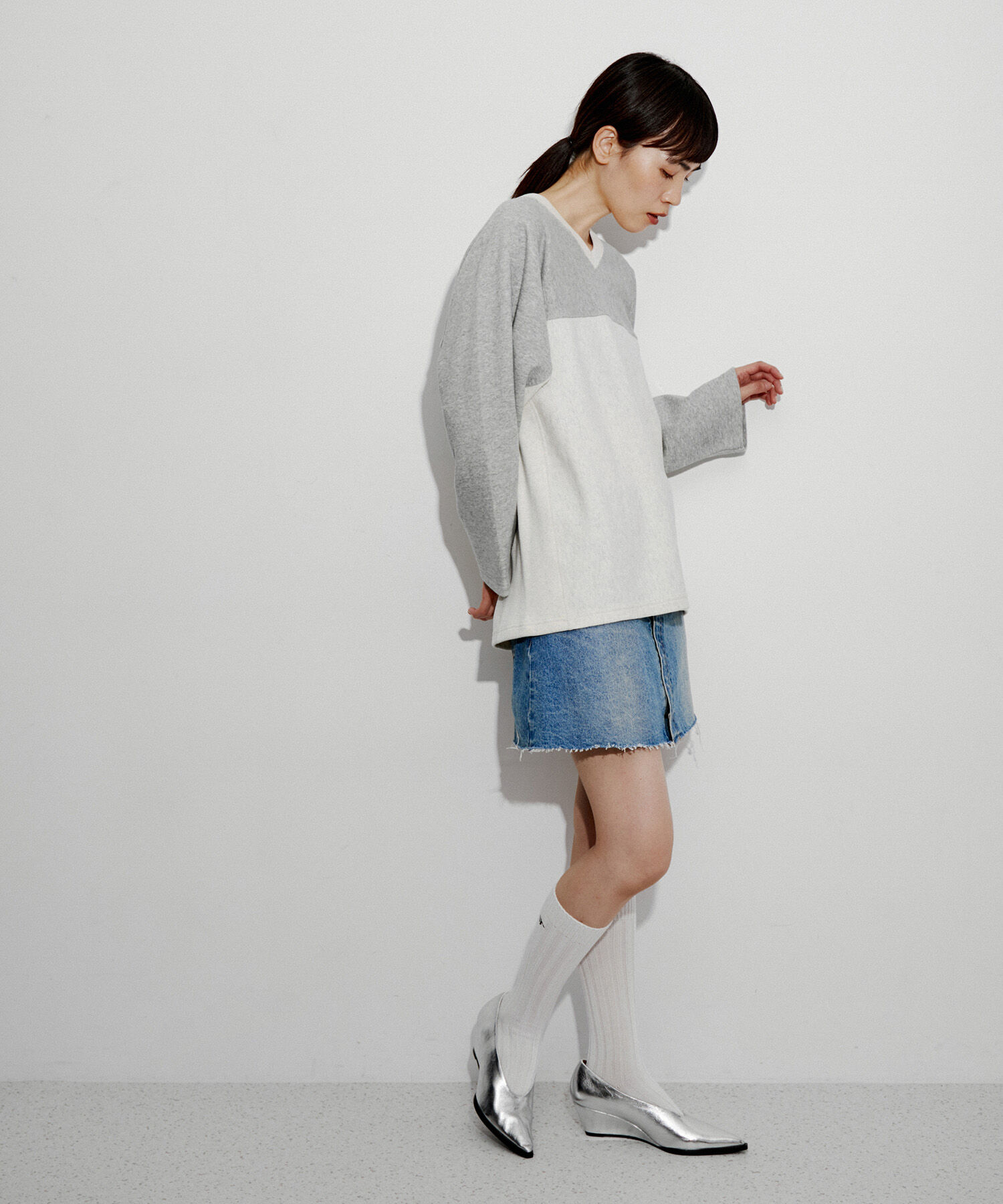 ADAM ET ROPE'「ARロゴリブソックス」|ソックス|