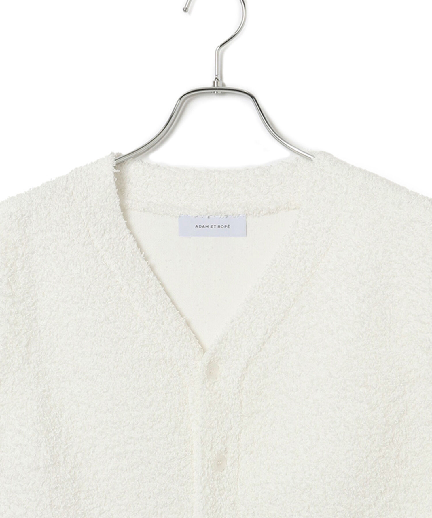 ADAM ET ROPE'「【サステナブル】ペーパーヤーンニットベスト」|ベスト・ジレ|