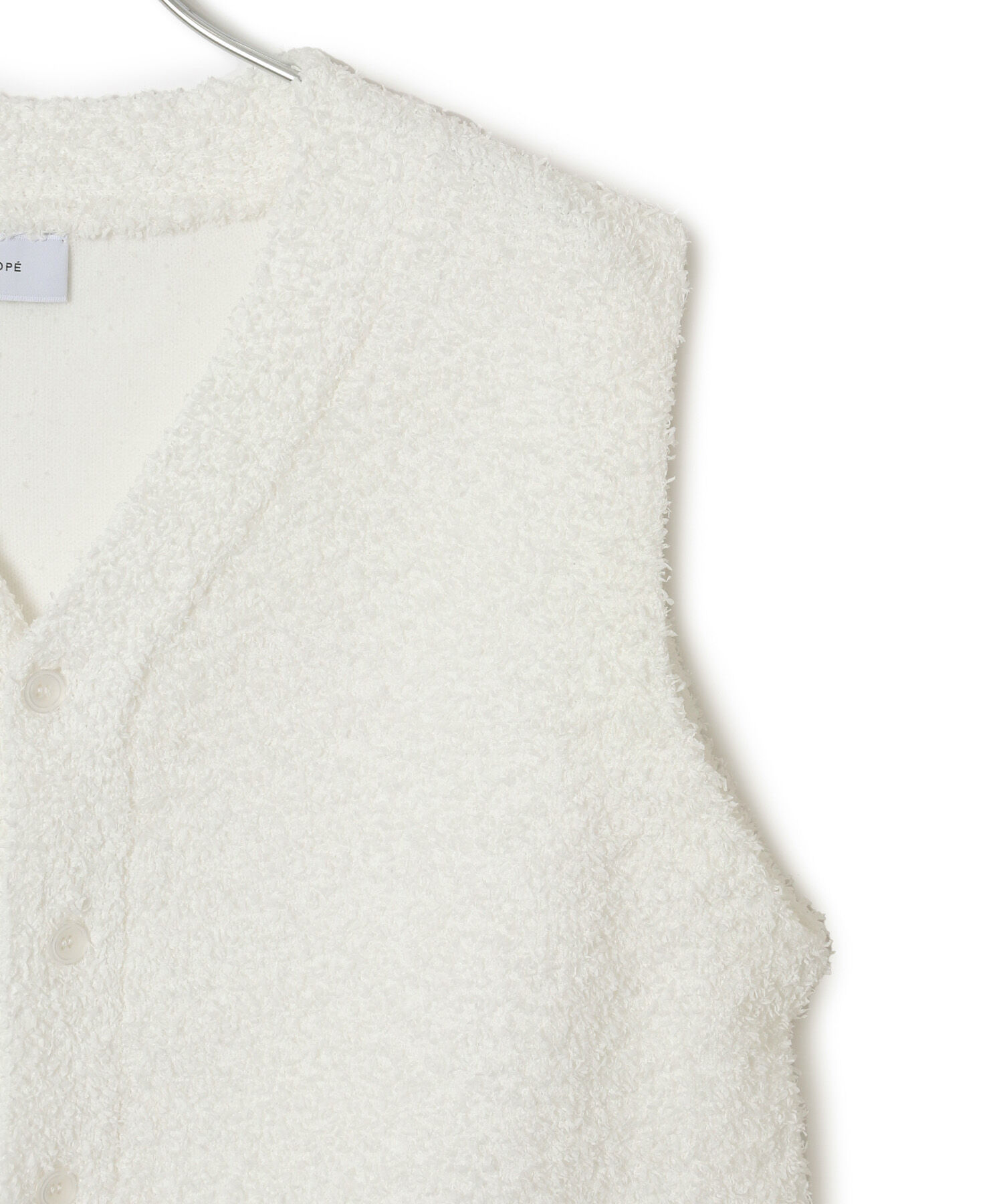 ADAM ET ROPE'「【サステナブル】ペーパーヤーンニットベスト」|ベスト・ジレ|