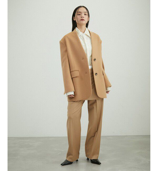 ADAM ET ROPE'「ミニスカートレイヤードスラックス」|スラックス|