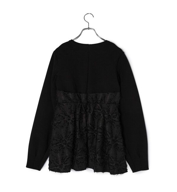 ADAM ET ROPE'「【追加】・【サステナブル】ジャカードビスチェコンビプルオーバー」|Tシャツ・カットソー|