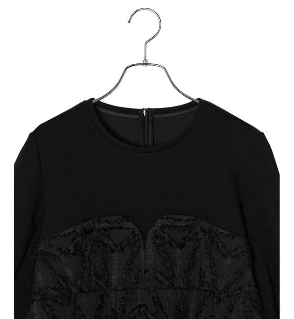 ADAM ET ROPE'「【追加】・【サステナブル】ジャカードビスチェコンビプルオーバー」|Tシャツ・カットソー|