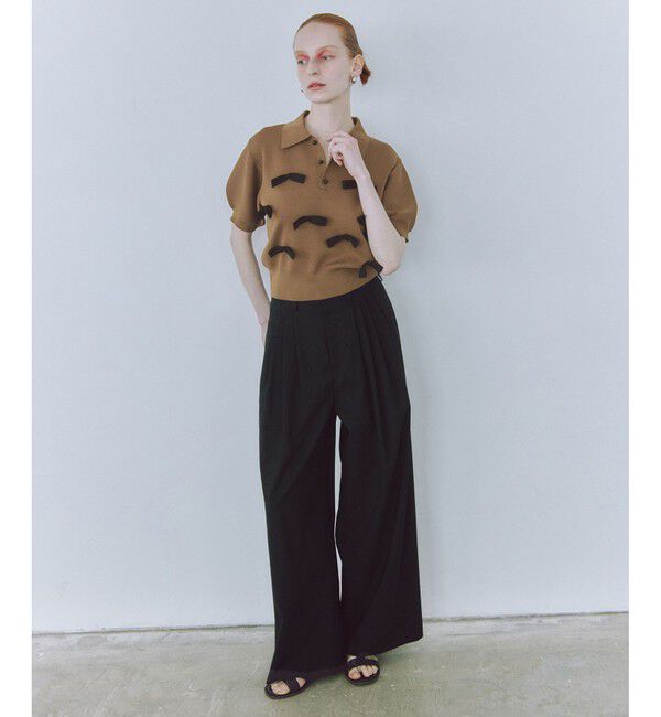 ADAM ET ROPE'「Iストラップラインストーンサンダル」|サンダル|