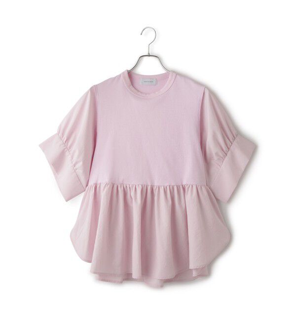 ADAM ET ROPE'「【新色追加】・【サステナブル】バウンスカフスプルオーバー」|Tシャツ・カットソー|