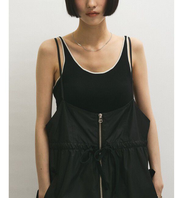 ADAM ET ROPE'「カラーブレードニットタンクトップ」|タンクトップ|