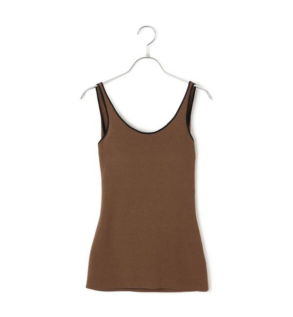 ADAM ET ROPE'「カラーブレードニットタンクトップ」|タンクトップ|