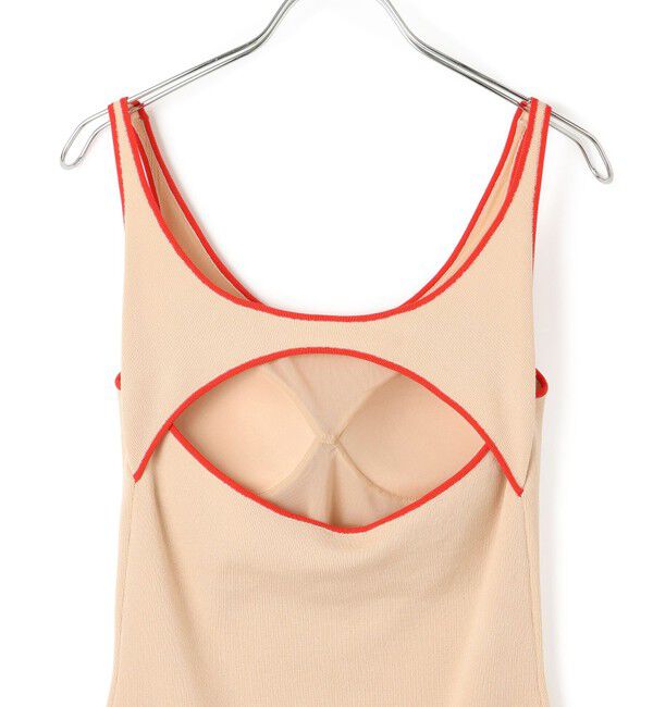 ADAM ET ROPE'「カラーブレードニットタンクトップ」|タンクトップ|