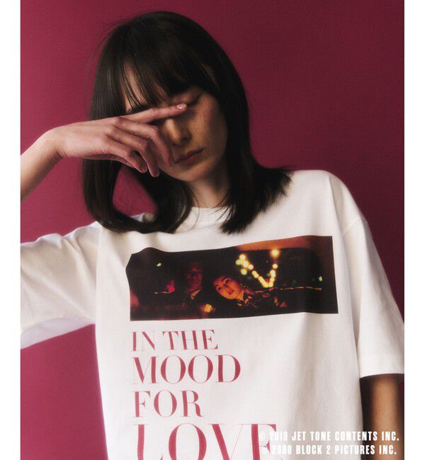 ADAM ET ROPE'「【花様年華 25周年 &times; 10Culture for ADAM ET ROPE'】IN THE MOOD FOR LOVE TEE」|Tシャツ・カットソー|