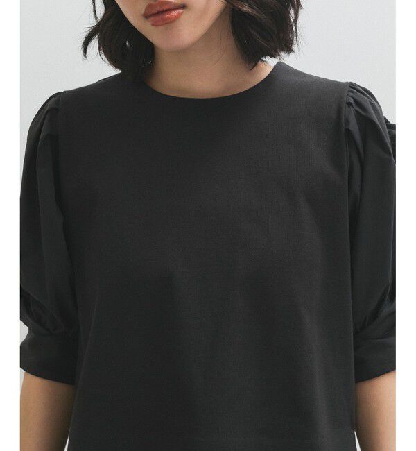 ADAM ET ROPE'「【サステナブル】バルーンスリーブTシャツ」|Tシャツ・カットソー|