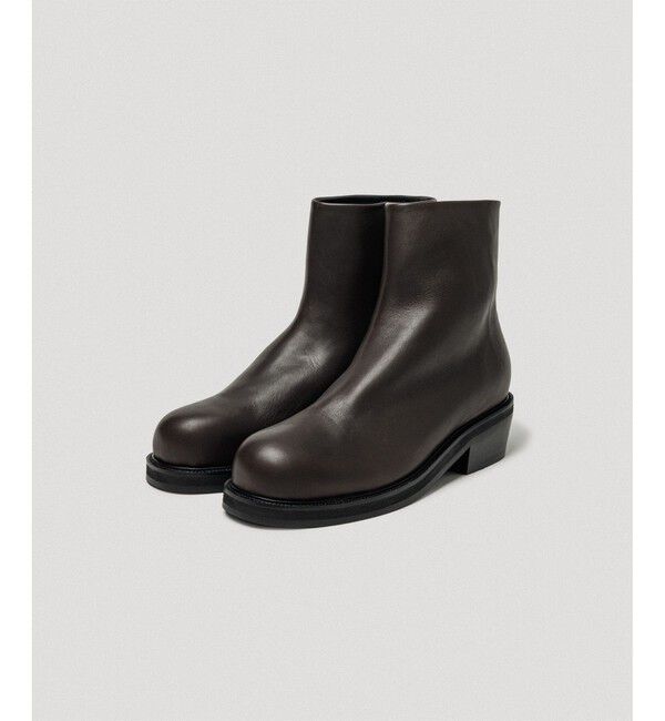 ADAM ET ROPE'「サイドジップ ブーツ」|ロングブーツ|ブラウン(20)