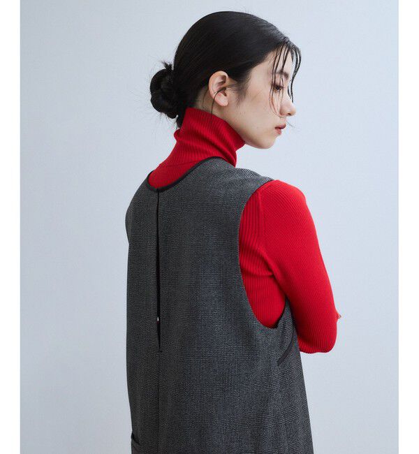 ADAM ET ROPE'「【WEB限定】・【サステナブル】エコベロRIBタートル」|ニット・セーター|