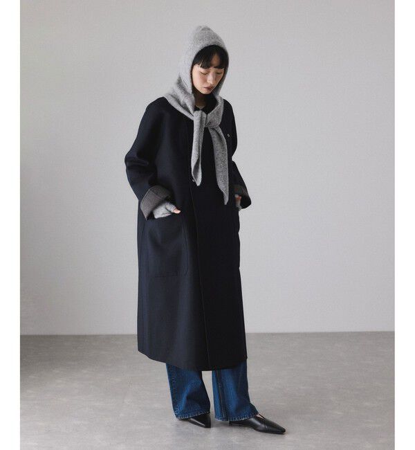 ADAM ET ROPE'「BASOLマフラーニットキャップ＆アームウォーマー」|マフラー|