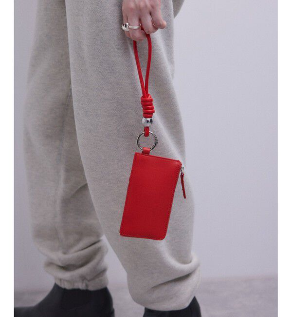 ADAM ET ROPE'「【WEB限定】カードケース付きチャームストラップ」|名刺入れ・カードケース|