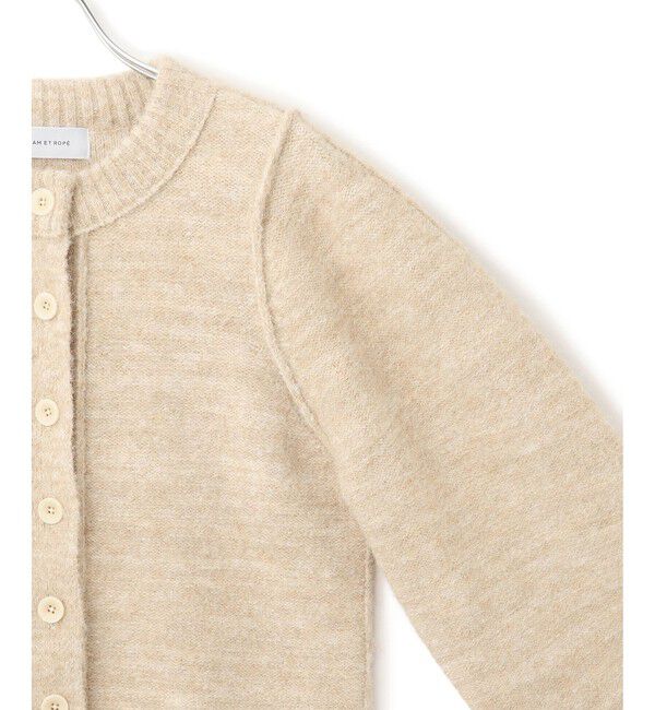 ADAM ET ROPE'「MIXヤーンカーディガン」|カーディガン|