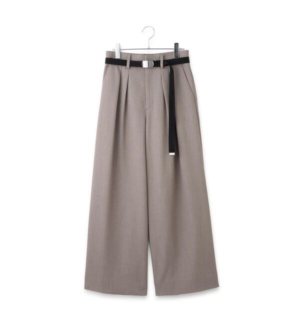 ADAM ET ROPE'「ガチャベルト付2タックスラックス」|スラックス|