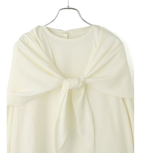 ADAM ET ROPE'「フィブリルロンTEEスカーフブラウス」|シャツ・ブラウス|